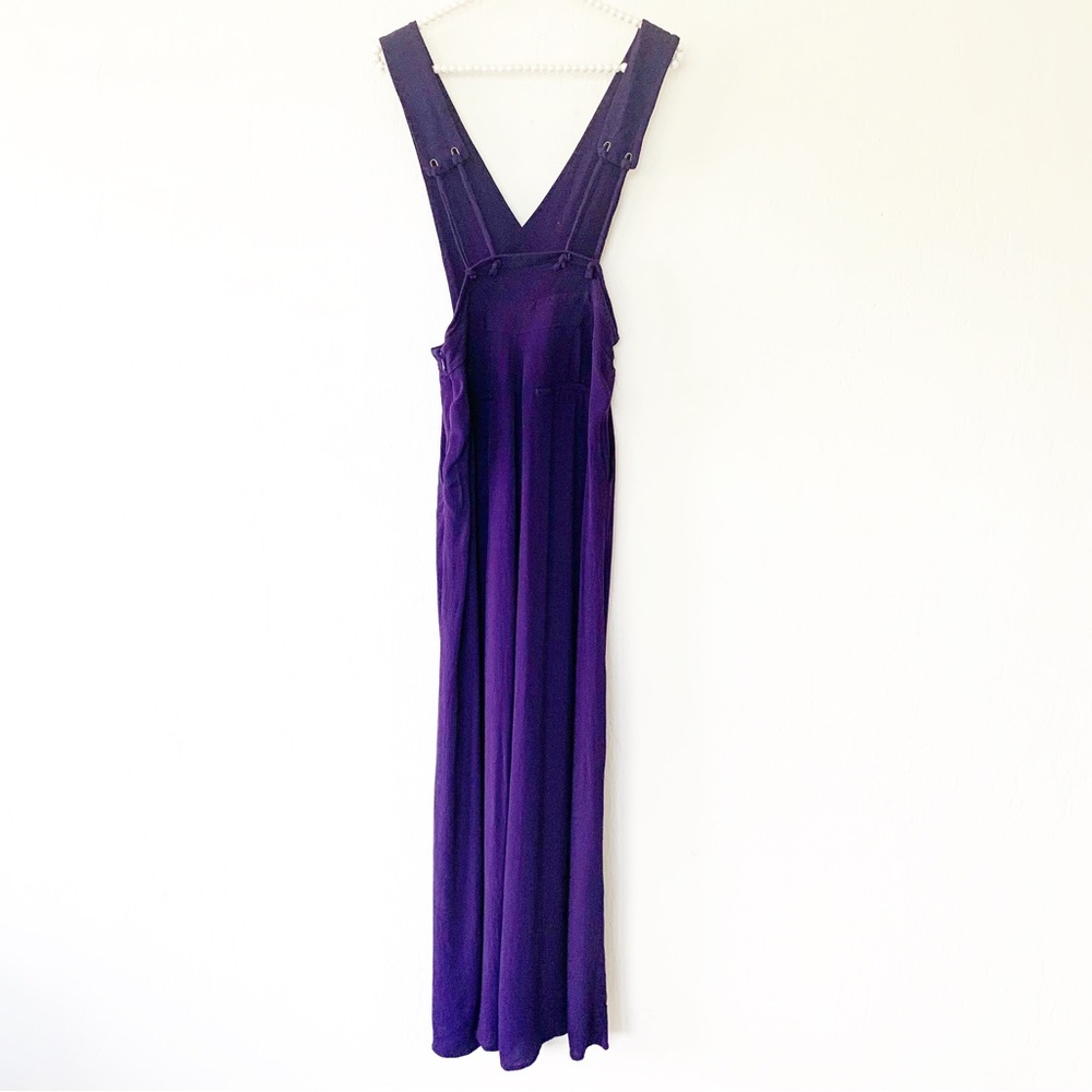 Anthropologie Maeve Souxanne Wide Leg Apron Jumpsuit Overalls - Picture 7 of 15